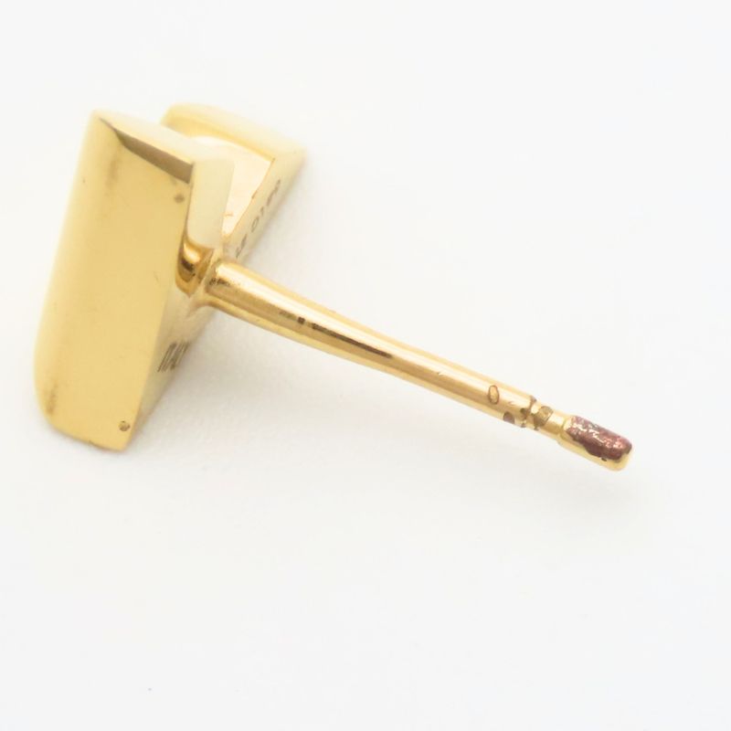 Louis Vuitton Earrings Essential Metal Gold Plated