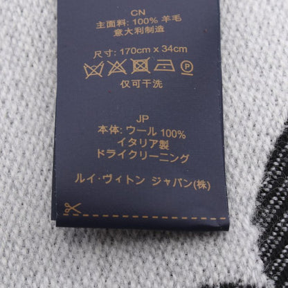 Louis Vuitton Scarf LV Essential Noir Black Wool
