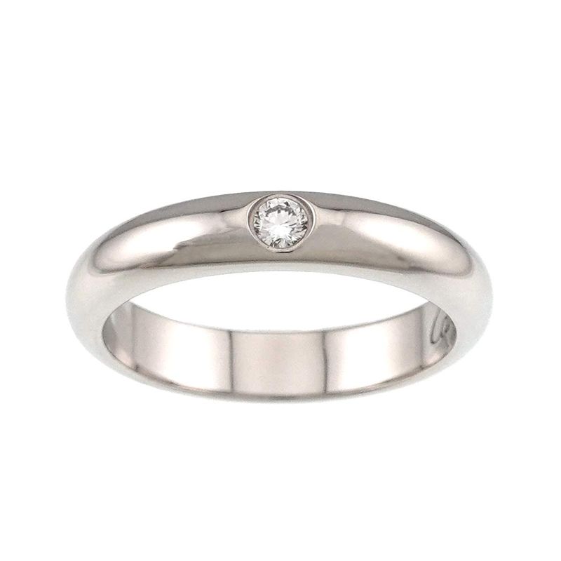 Cartier Classic 48 Ring Diamond Pt Platinum