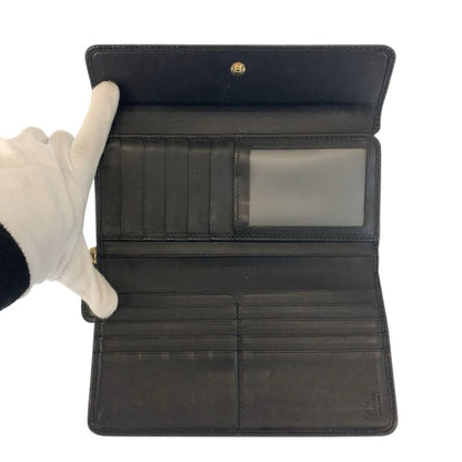 Gucci Micro Guccissima Black Gold Leather Wallet