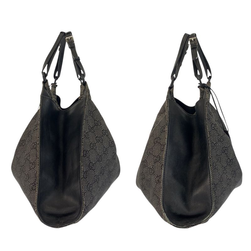 Gucci Black GG Canvas Handbag