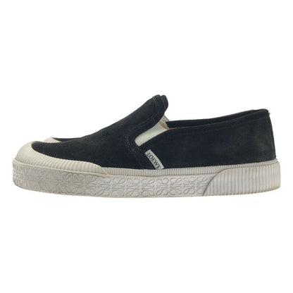 Loewe Terra Vulca Anagram Logo Slip on Sneakers 40 Black