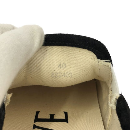 Loewe Terra Vulca Anagram Logo Slip on Sneakers 40 Black