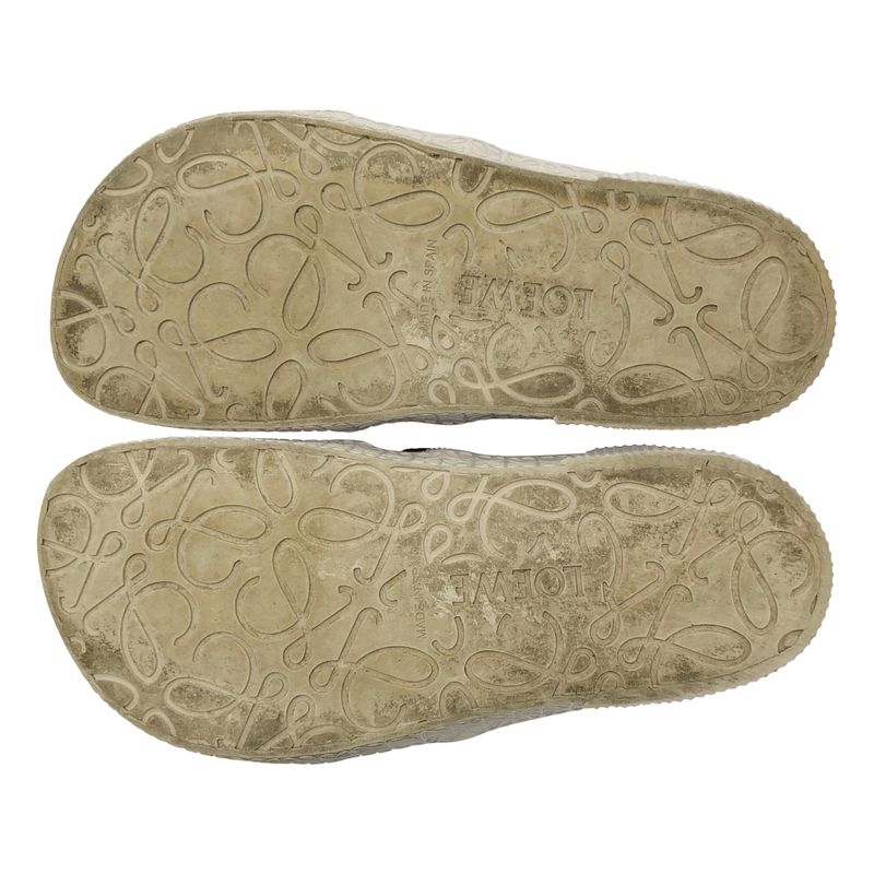 Loewe Terra Vulca Anagram Logo Slip on Sneakers 40 Black