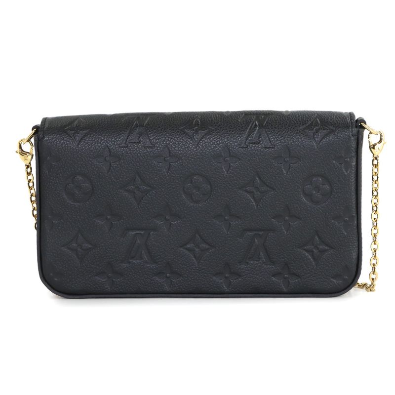 Louis Vuitton Monogram Empreinte Pochette Felicie Chain Wallet Leather