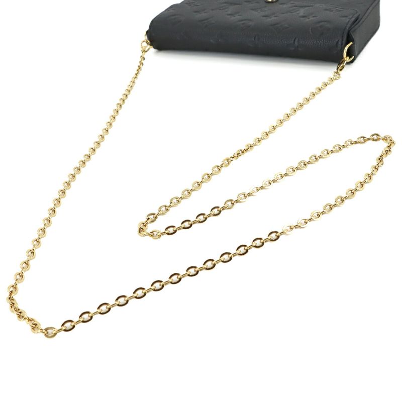Louis Vuitton Monogram Empreinte Pochette Felicie Chain Wallet Leather