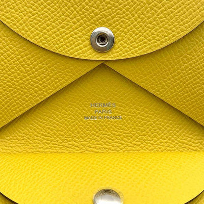 Hermes Calvi Duo Card Case Business Holder Epsom Jo Nunapur