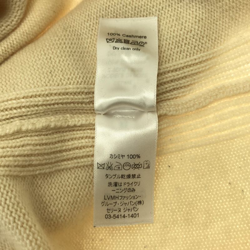 Celine by Phoebe Philo Cashmere Triomphe Knit XS Ivory Sweater