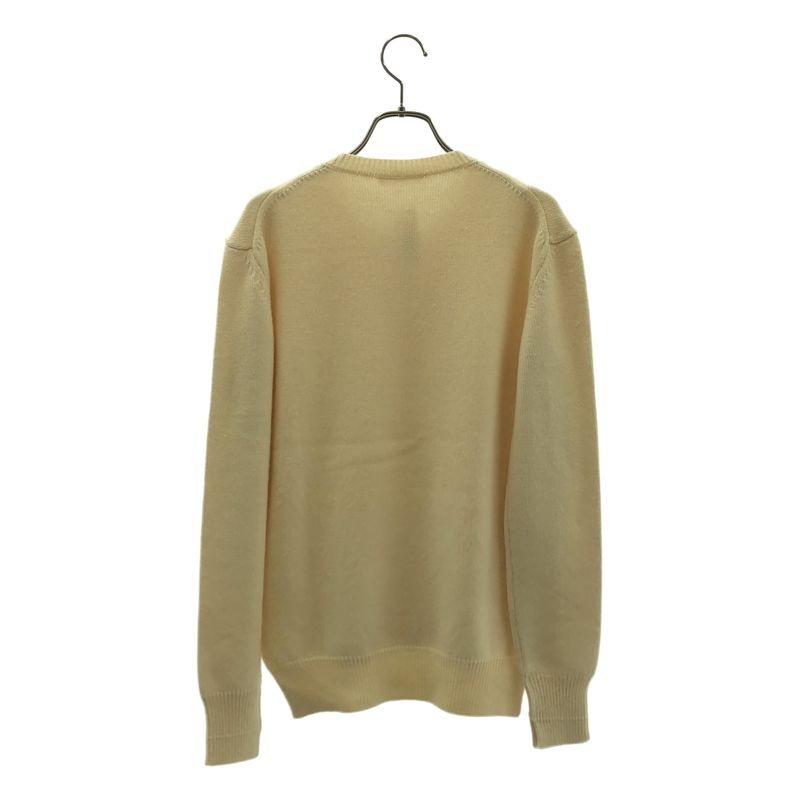 Celine by Phoebe Philo Cashmere Triomphe Knit XS Ivory Sweater