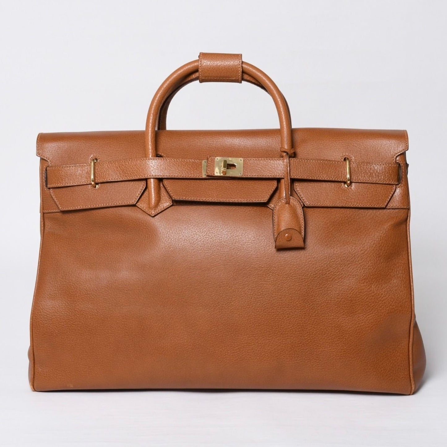 Gucci Boston Bag Leather Brown Gold