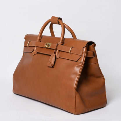 Gucci Boston Bag Leather Brown Gold — view 3