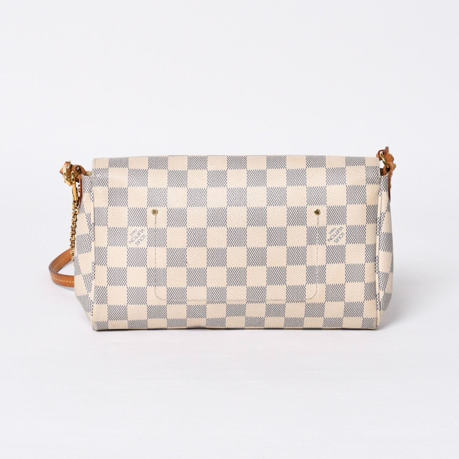Louis Vuitton Shoulder Bag Damier Azur Favorite MM Canvas — view 2