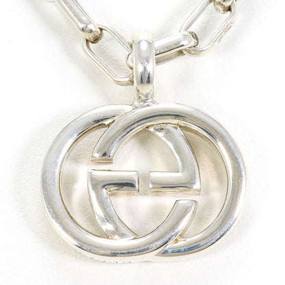 Gucci Interlocking Necklace Silver