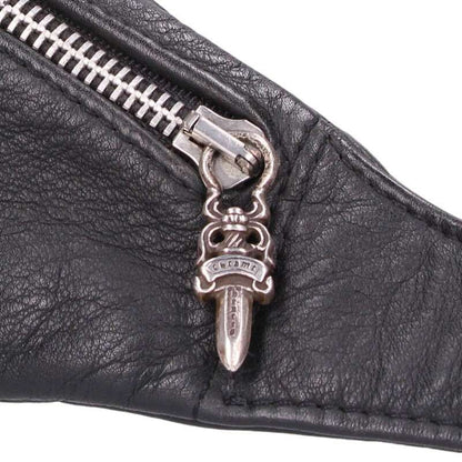 Chrome Hearts 1 Snat Pack Daga Zip Gun Slinger Belt Leather Waist Bag
