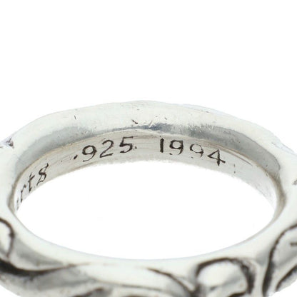 Chrome Hearts Scrl Band Scroll Silver Ring