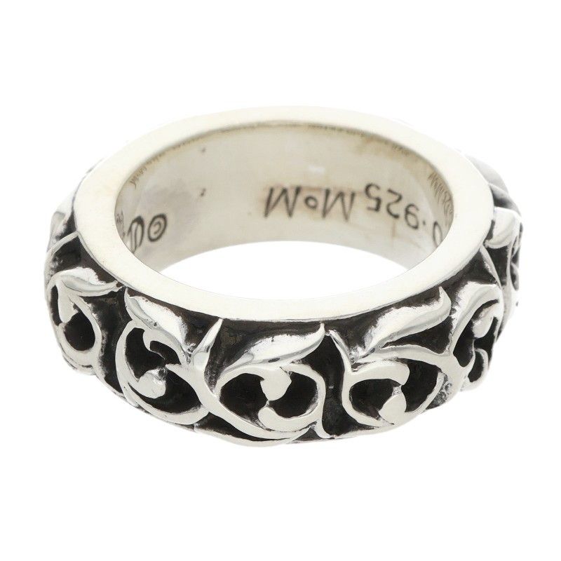 Chrome Hearts Etrnity Vine Band Eternity Silver Ring