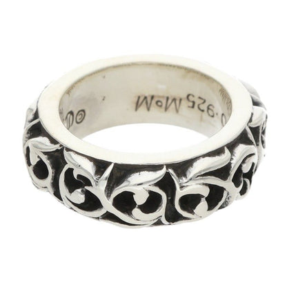 Chrome Hearts Etrnity Vine Band Eternity Silver Ring