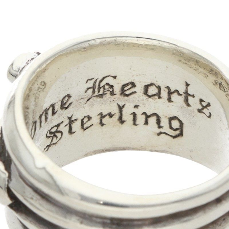 Chrome Hearts Dagger P Dmnd Pave Diamond Silver Ring