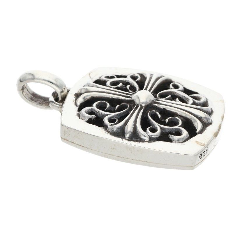 Chrome Hearts Keeper Pendant Silver Necklace