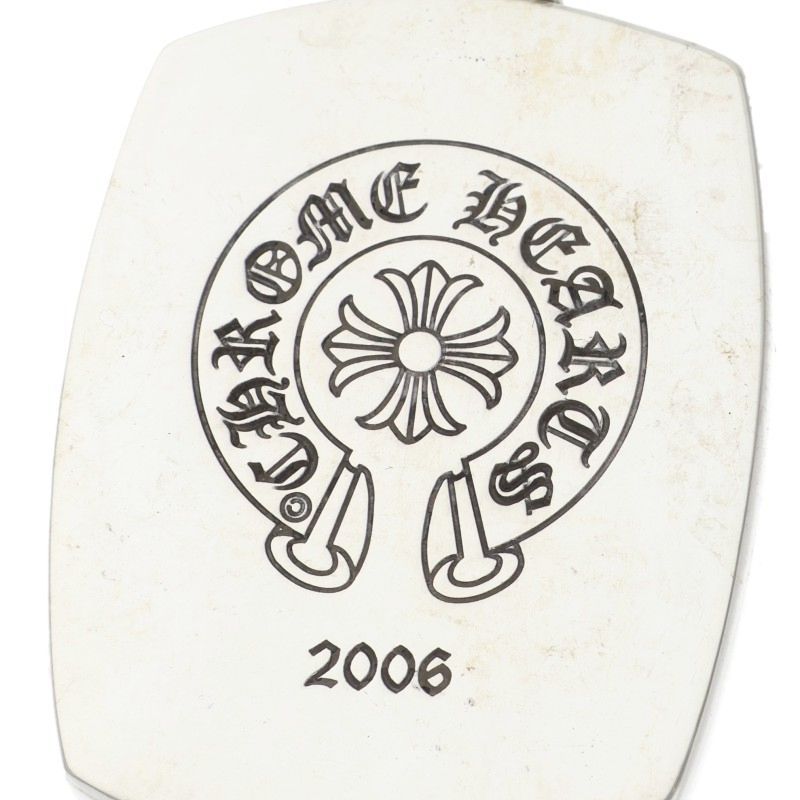 Chrome Hearts Keeper Pendant Silver Necklace