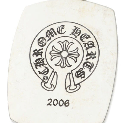 Chrome Hearts Keeper Pendant Silver Necklace