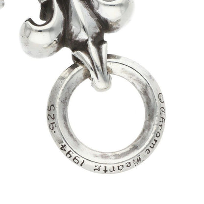 Chrome Hearts BS Fluer BS Pendant Old Silver Necklace