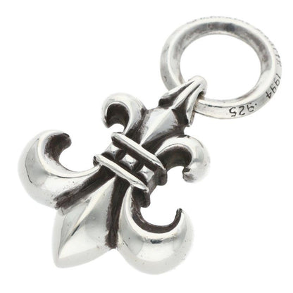 Chrome Hearts BS Fluer BS Pendant Old Silver Necklace