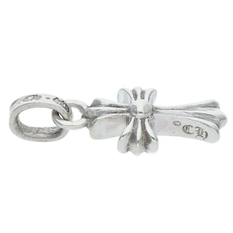 Chrome Hearts Crs Bbyfat Baby Fat Charm Silver Necklace Top
