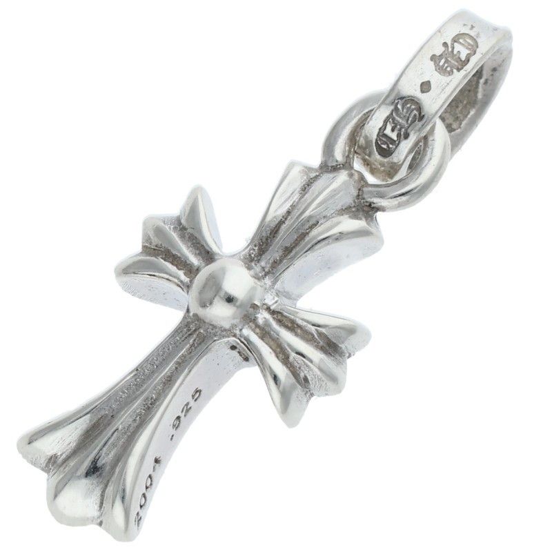 Chrome Hearts Crs Bbyfat Baby Fat Charm Silver Necklace Top