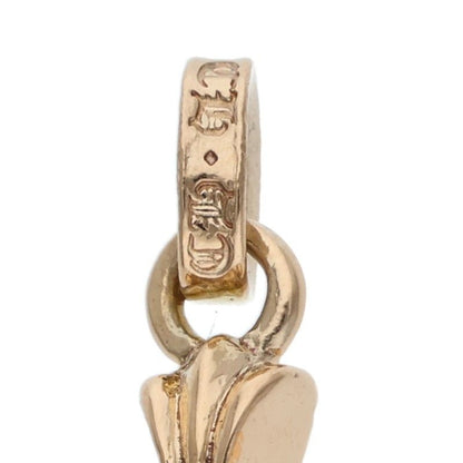 Chrome Hearts 22k Crs Bbyfat 22k Baby Fat Charm Gold Necklace Top