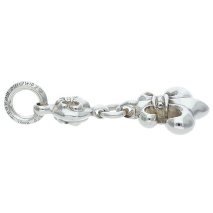 Chrome Hearts BS Fleur 1 Ball BS Charm Silver Necklace Top
