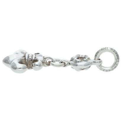 Chrome Hearts BS Fleur 1 Ball BS Charm Silver Necklace Top