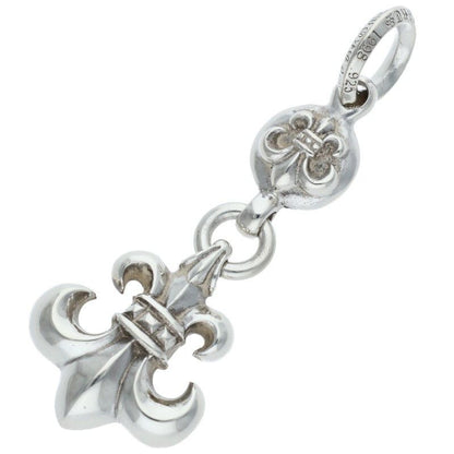 Chrome Hearts BS Fleur 1 Ball BS Charm Silver Necklace Top