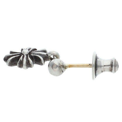 Chrome Hearts Tny CH Pls 1 Tiny Ech Plus Drop Silver Earrings