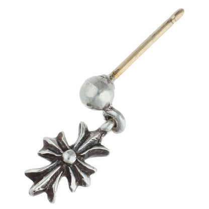 Chrome Hearts Tny CH Pls 1 Tiny Ech Plus Drop Silver Earrings