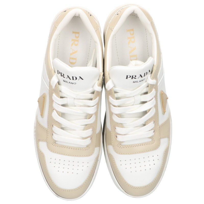 Prada Downtown Triangle Logo Plato Sneakers 38.5