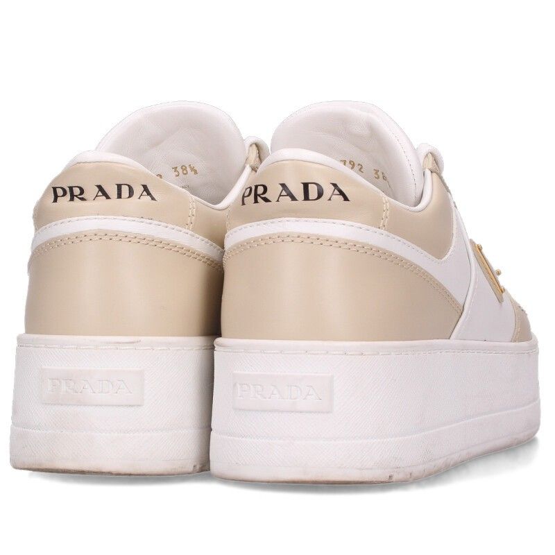 Prada Downtown Triangle Logo Plato Sneakers 38.5