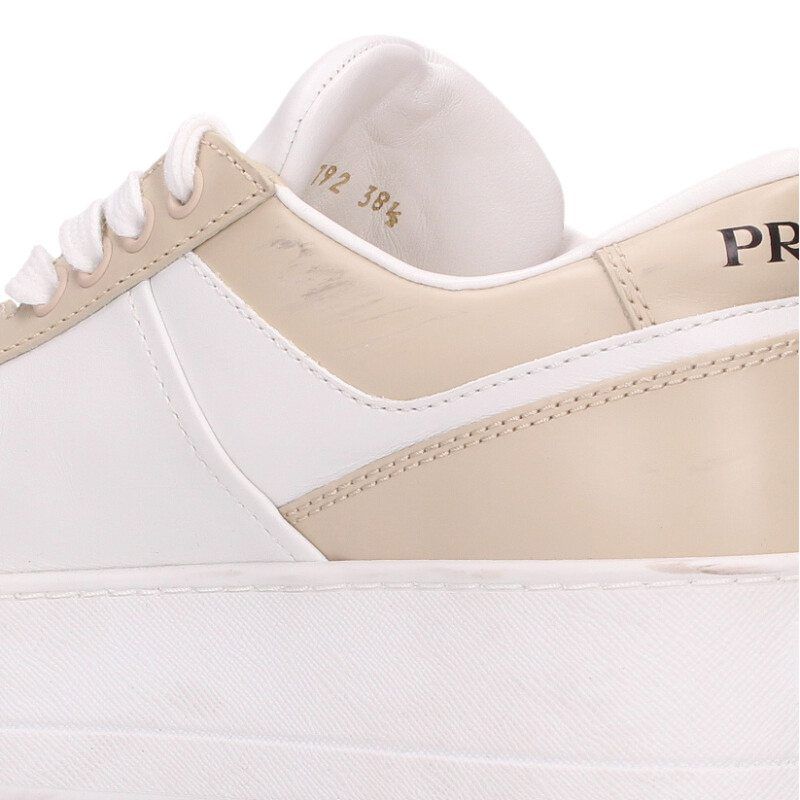 Prada Downtown Triangle Logo Plato Sneakers 38.5