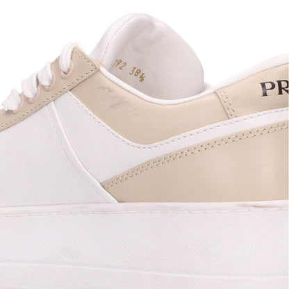 Prada Downtown Triangle Logo Plato Sneakers 38.5