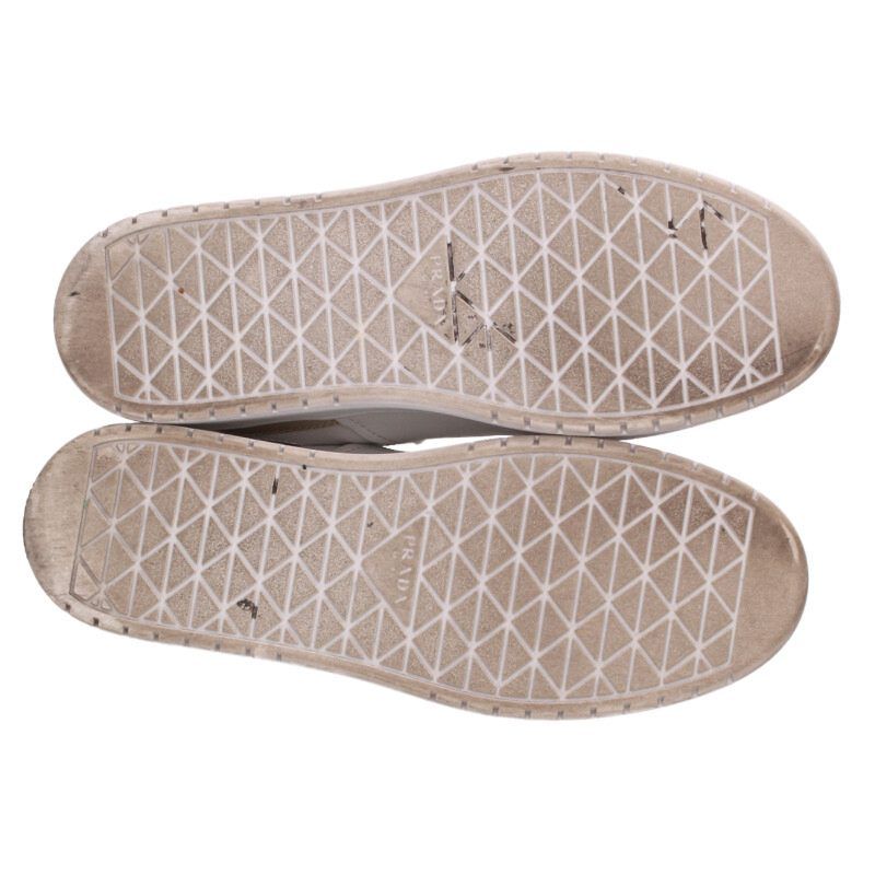 Prada Downtown Triangle Logo Plato Sneakers 38.5