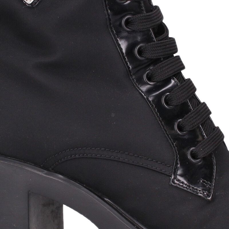 Prada 239 Re-Nylon Side Zip Boots 38.5