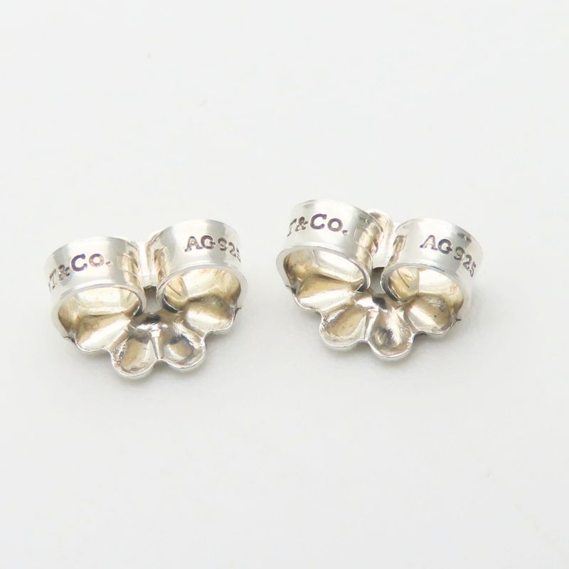 Tiffany & Co Earrings Hoop Silver