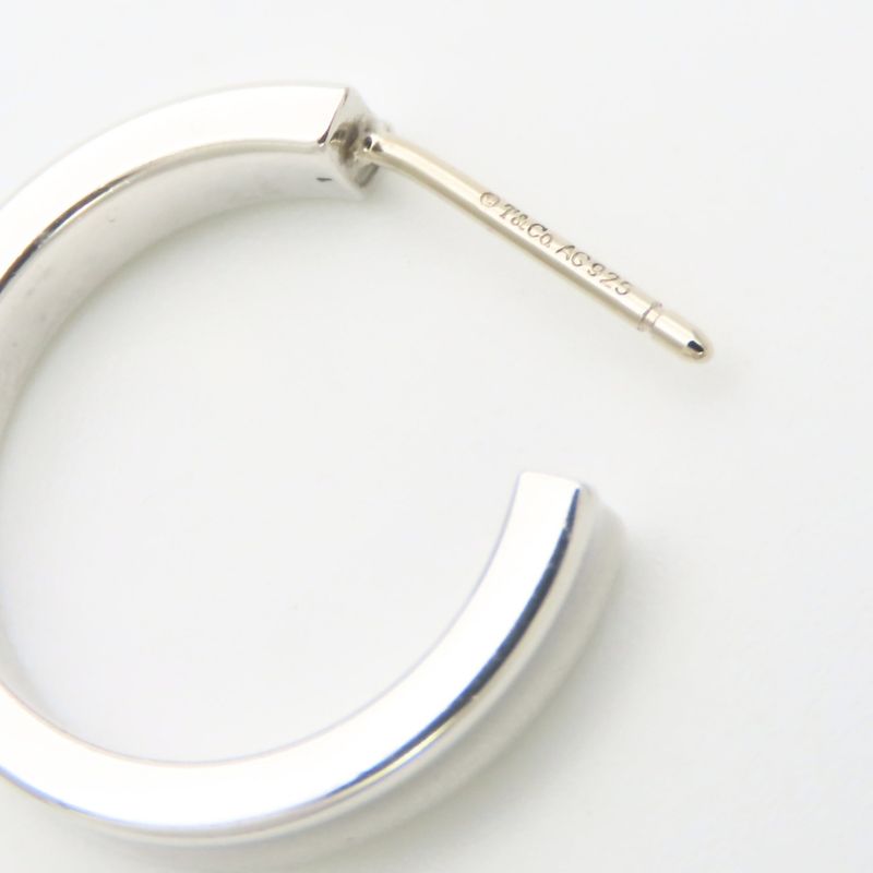 Tiffany & Co Earrings Hoop Silver