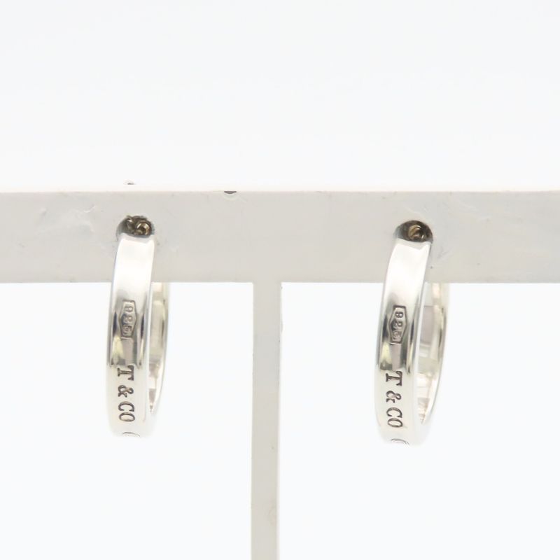 Tiffany & Co Earrings Hoop Silver