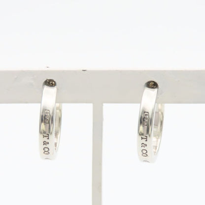 Tiffany & Co Earrings Hoop Silver