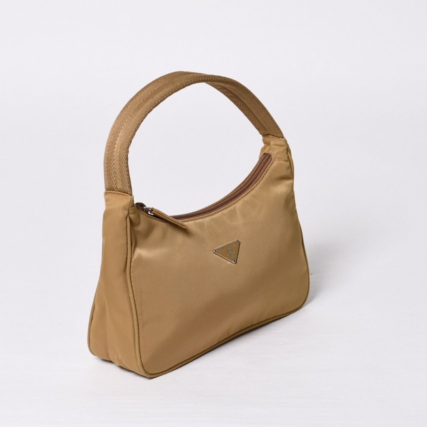 Prada Hobo Nylon Beige — view 3