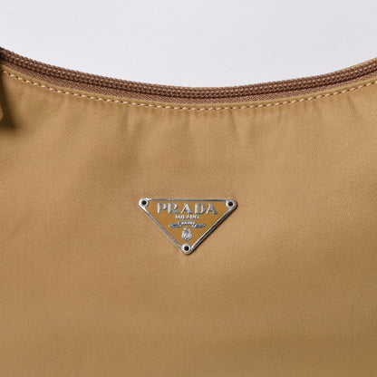 Prada Hobo Nylon Beige — view 8