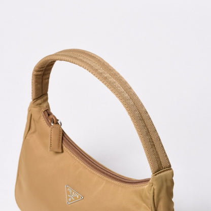 Prada Hobo Nylon Beige — view 4