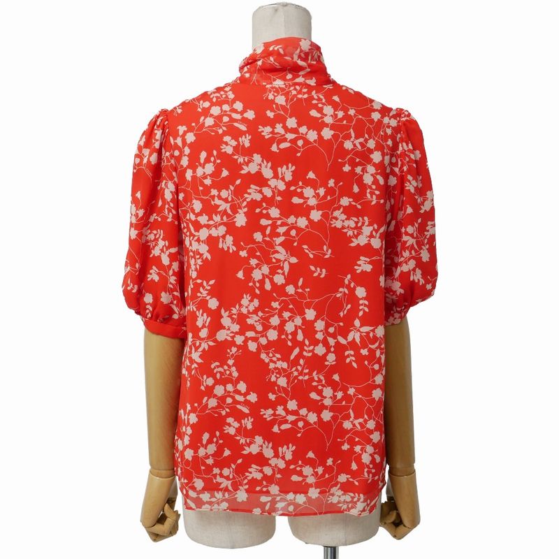 Celine Blouse 34 Hedi Slimane Era All Silk Bowtie Ribbon