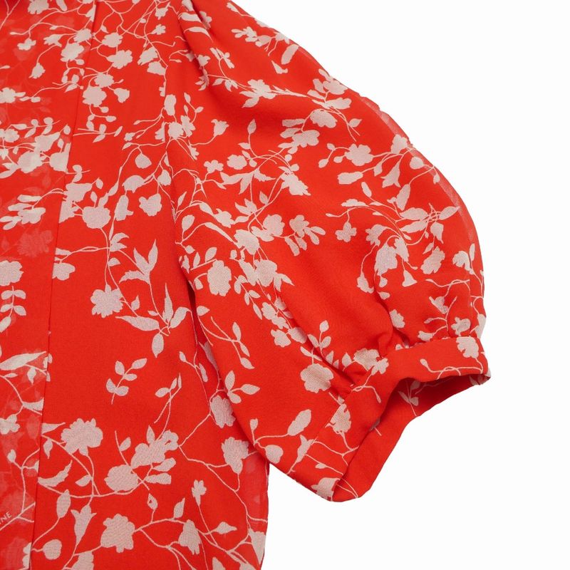 Celine Blouse 34 Hedi Slimane Era All Silk Bowtie Ribbon